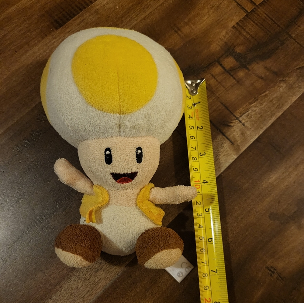 Yellow toad plushie